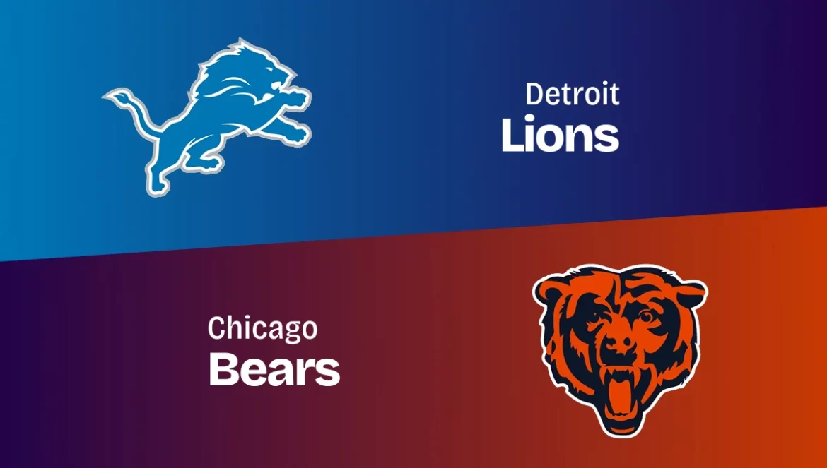 Chicago bears vs Detroit lions match player stats