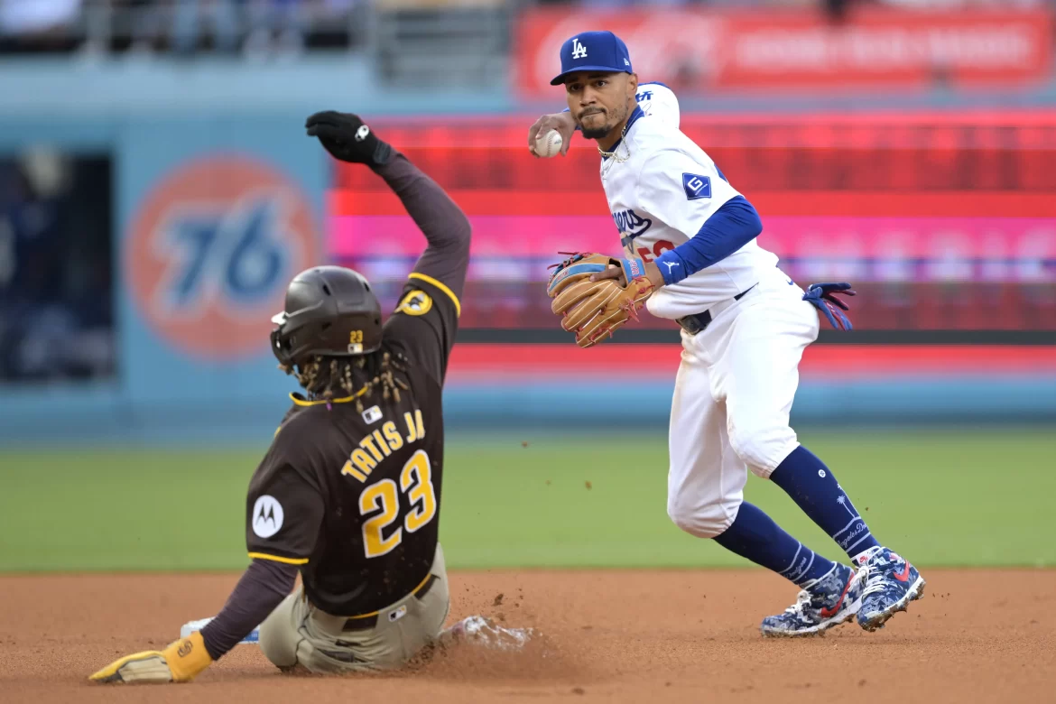 padres vs dodgers match player stats